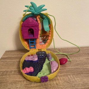 Polly Pocket Tropical Pineapple Purse Compact Playset  Purse Only 8 Inch